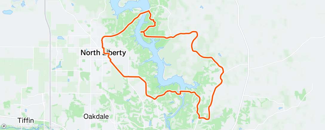 Map of the activity, Farm Cycle warmup