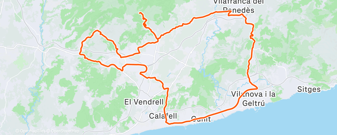 Карта физической активности (Bicicleta por la mañana)