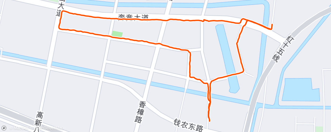 Map of the activity, Hangzhou