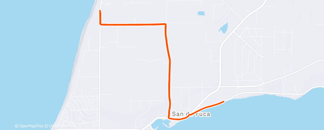 Карта физической активности (Afternoon Run)