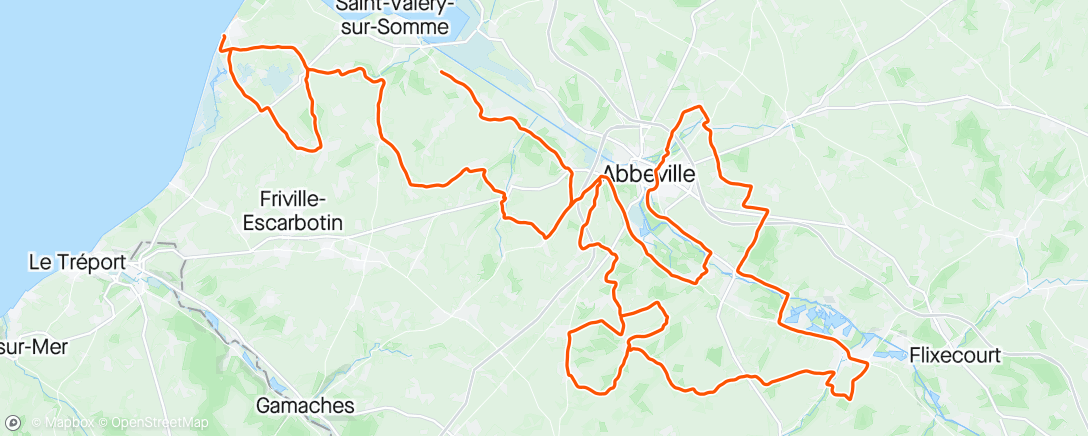 Map of the activity, GP De La Somme 1.2Protour
