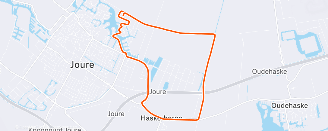 Map of the activity, Via ducten