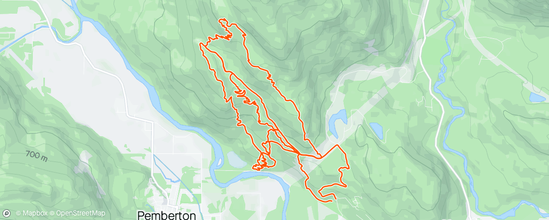 Kaart van de activiteit “Morning Mountain Bike Ride”