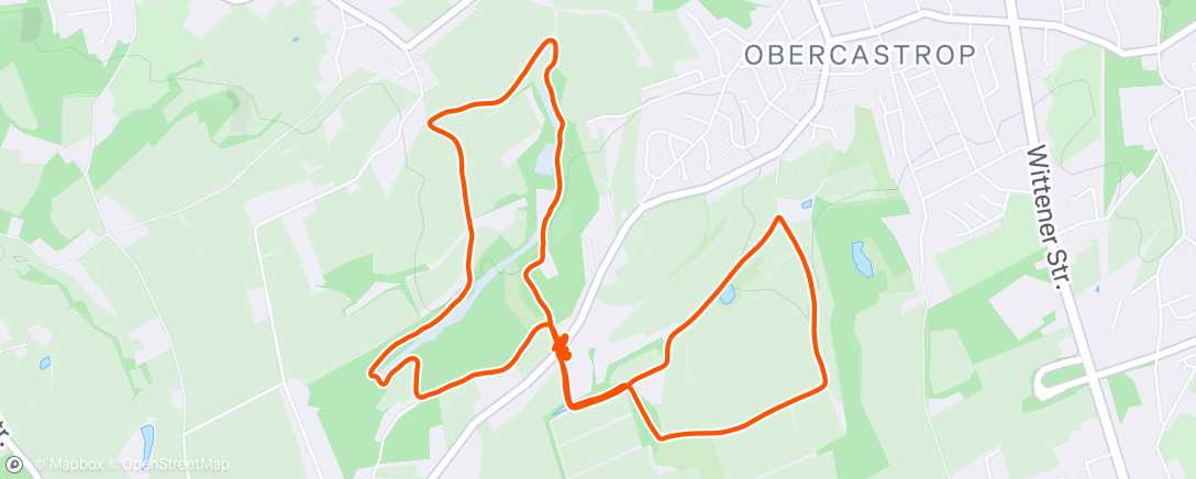 Map of the activity, Wanderung am Nachmittag