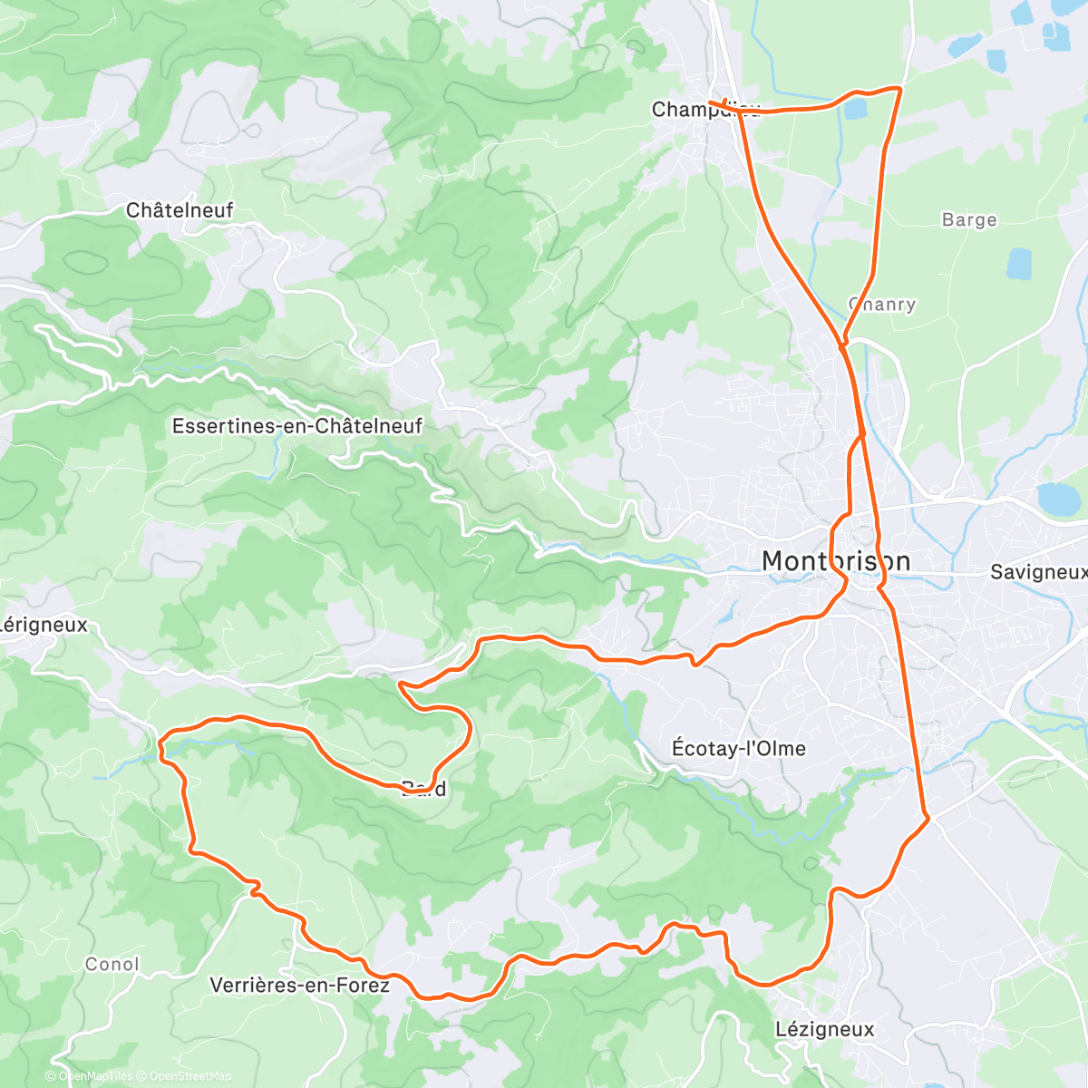 Map of the activity, Recup du lundi