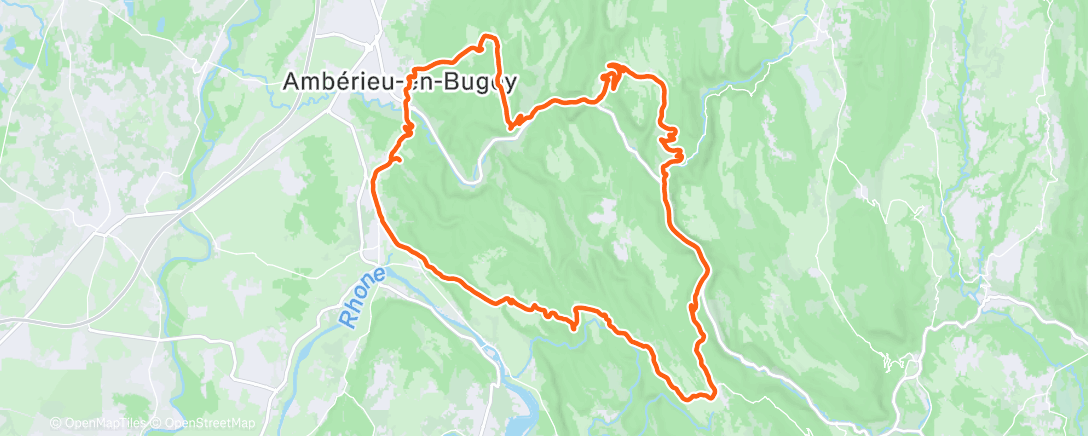 Map of the activity, Morning Ride