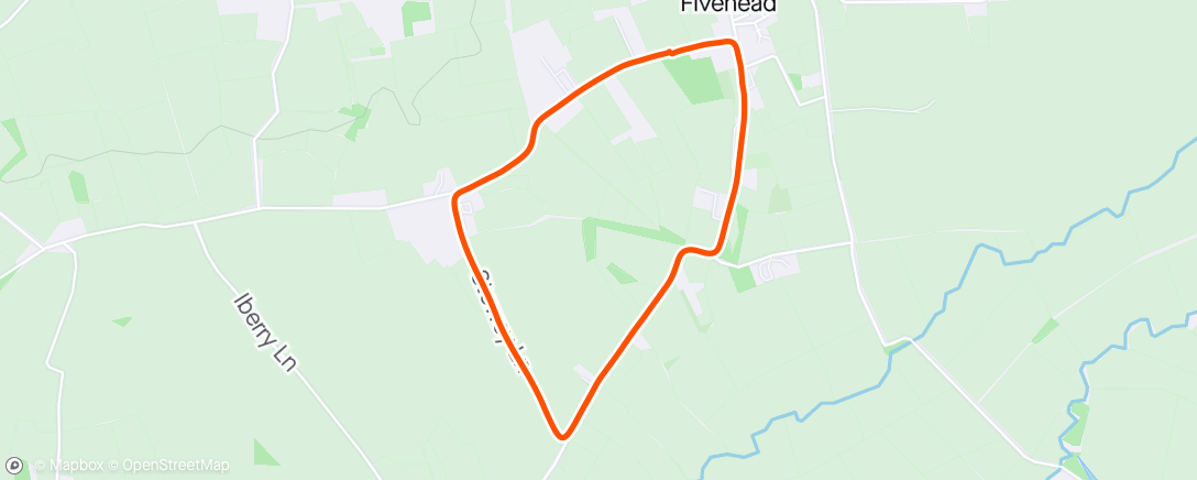 Map of the activity, Afternoon Walk