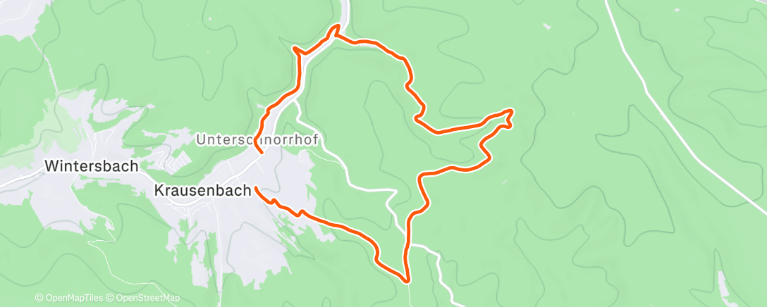 Map of the activity, Winter Wonderland