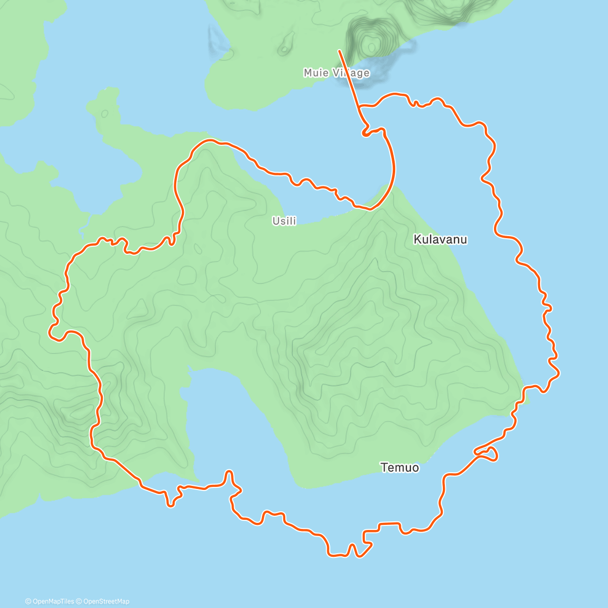 Map of the activity, Zwift - Sugar Cookie in Watopia
