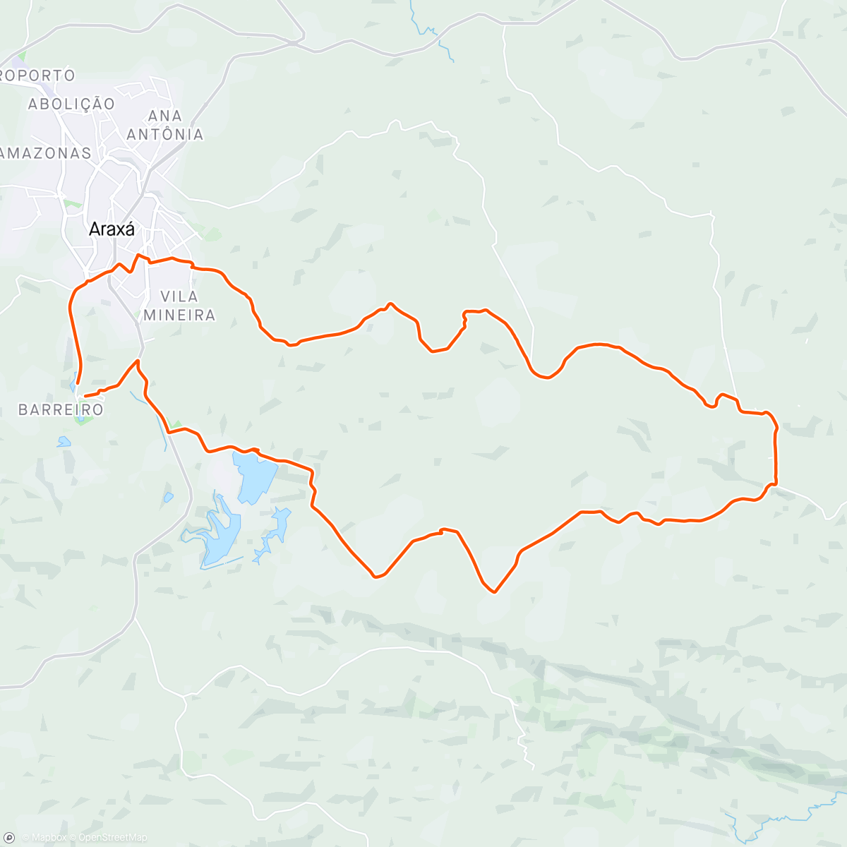 Map of the activity, Easy spin in Araxá