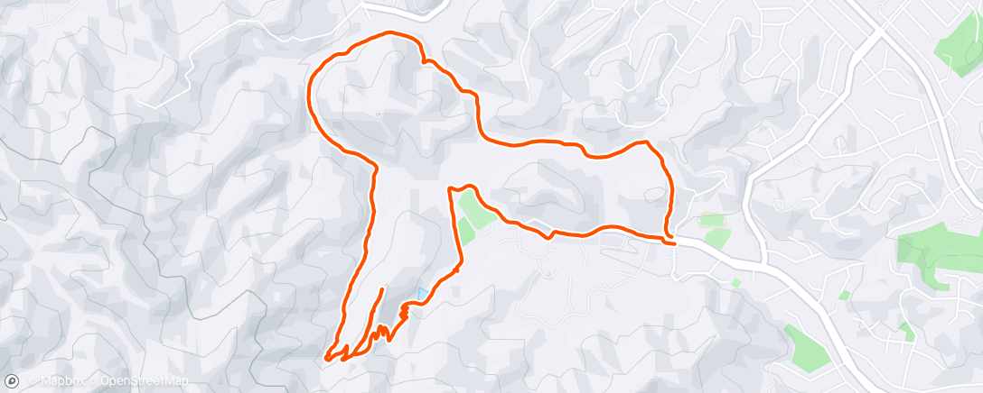 Map of the activity, Afternoon Hike