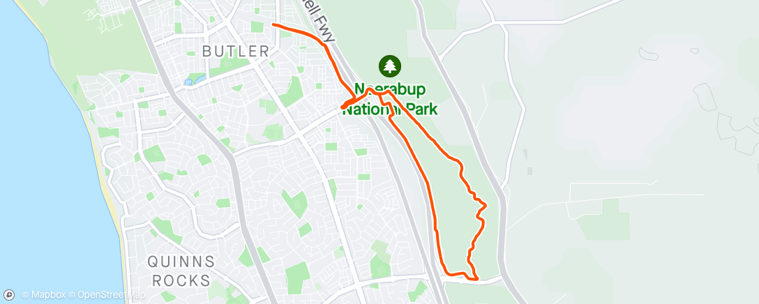 Map of the activity, A different Yaberloop.