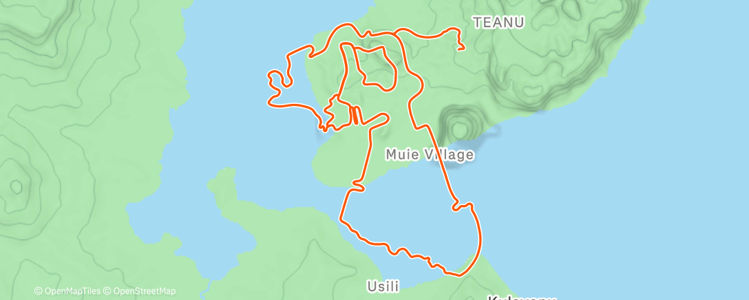 Map of the activity, Zwift - Tair Dringfa Fechan in Watopia
