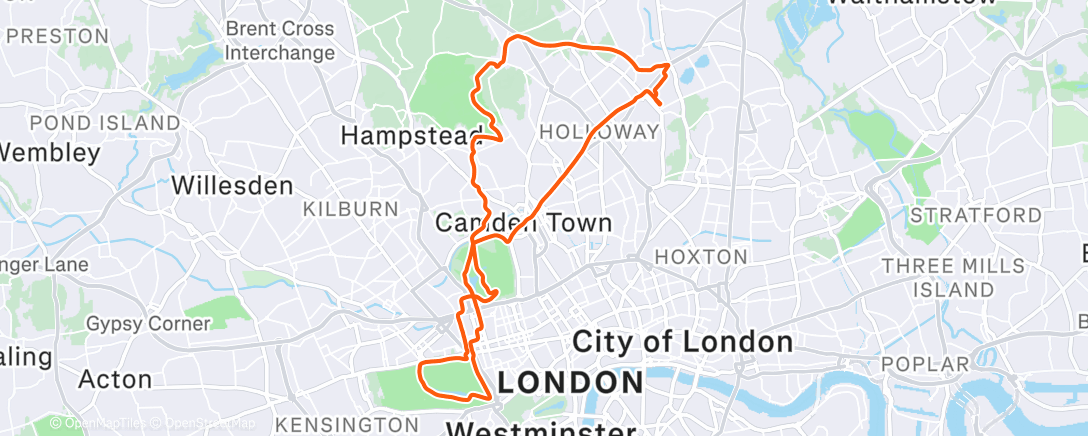 Карта физической активности (Heathside LSR)