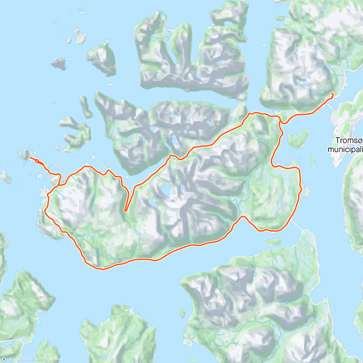 Map of the activity, Kvaloya Rond 😎