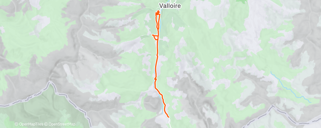 Карта физической активности (Le réservoir de la Charmette dans l'après-midi en poussette de course)