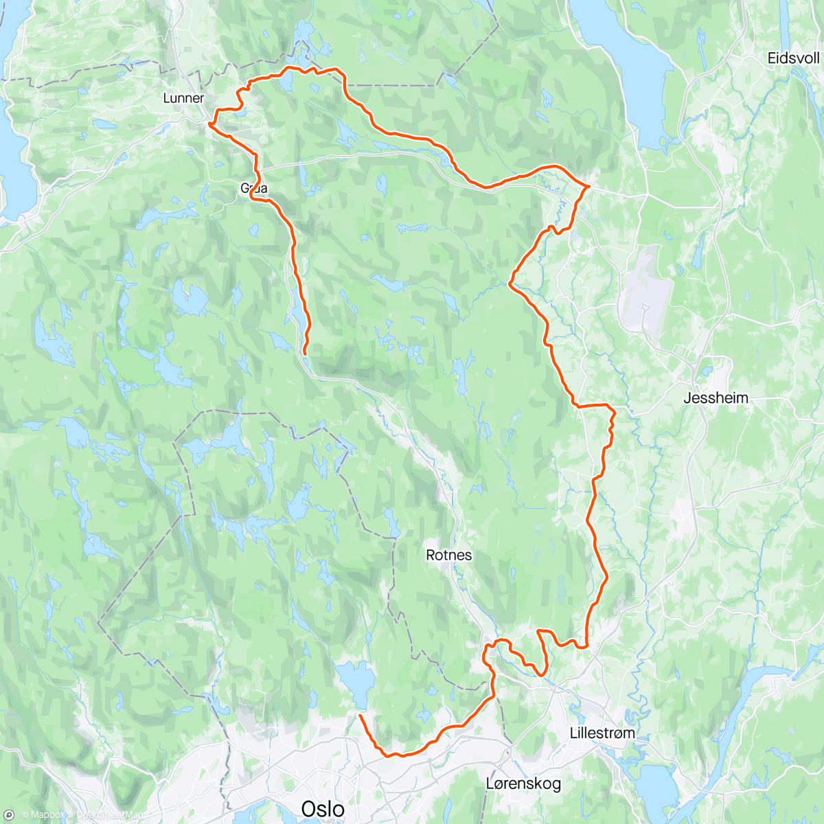 Mapa da atividade, Bøgda