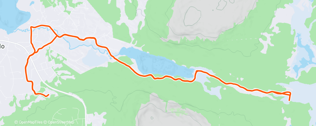 Карта физической активности (Morning Nordic Ski)