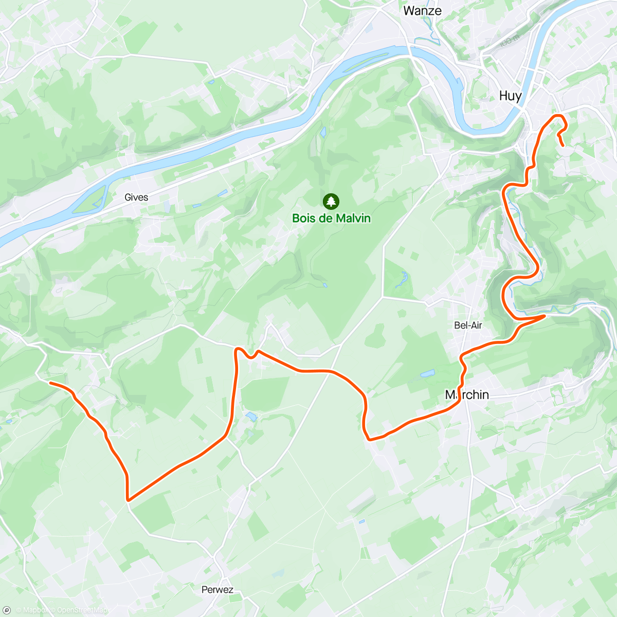 Map of the activity, BKOOL - Media montaña - 18302399