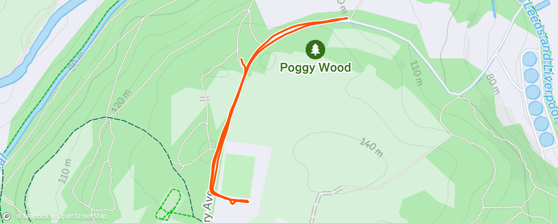 Carte de l'activité Lunch Run