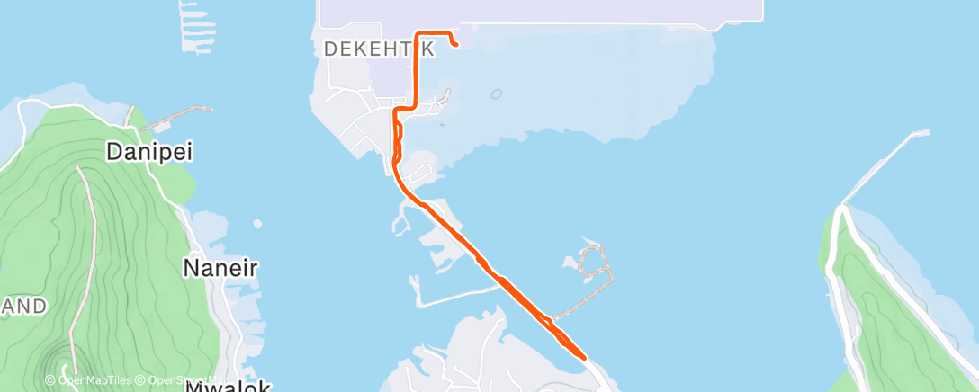 Map of the activity, Merry Christmas run achieved
