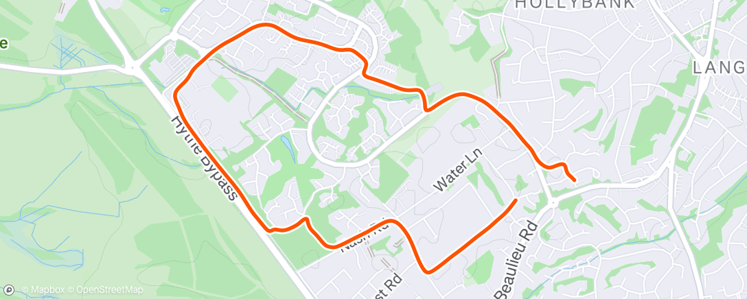 Map of the activity, Run 1636