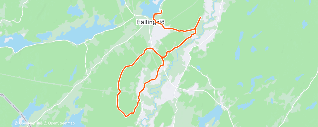 Карта физической активности (Lunch Ride)