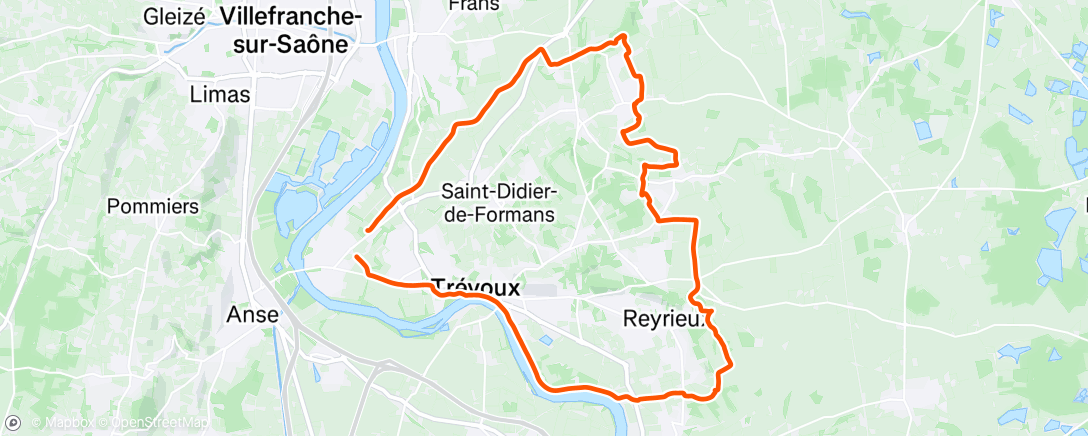 Map of the activity, VTT en famille