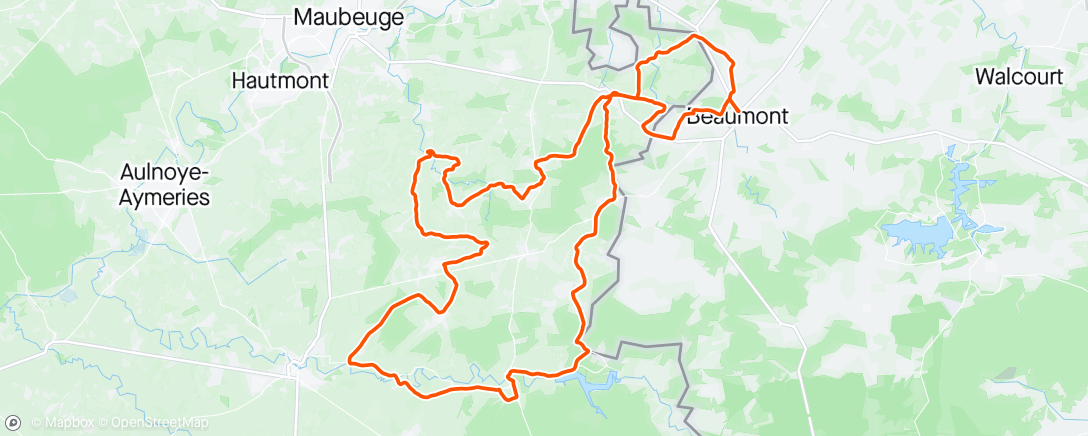 Mapa da atividade, Cyclo beaumont