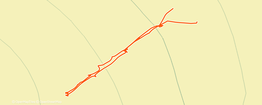 Map of the activity, Afternoon Hike