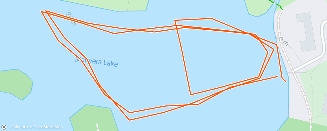 Map of the activity, 2k ish lake