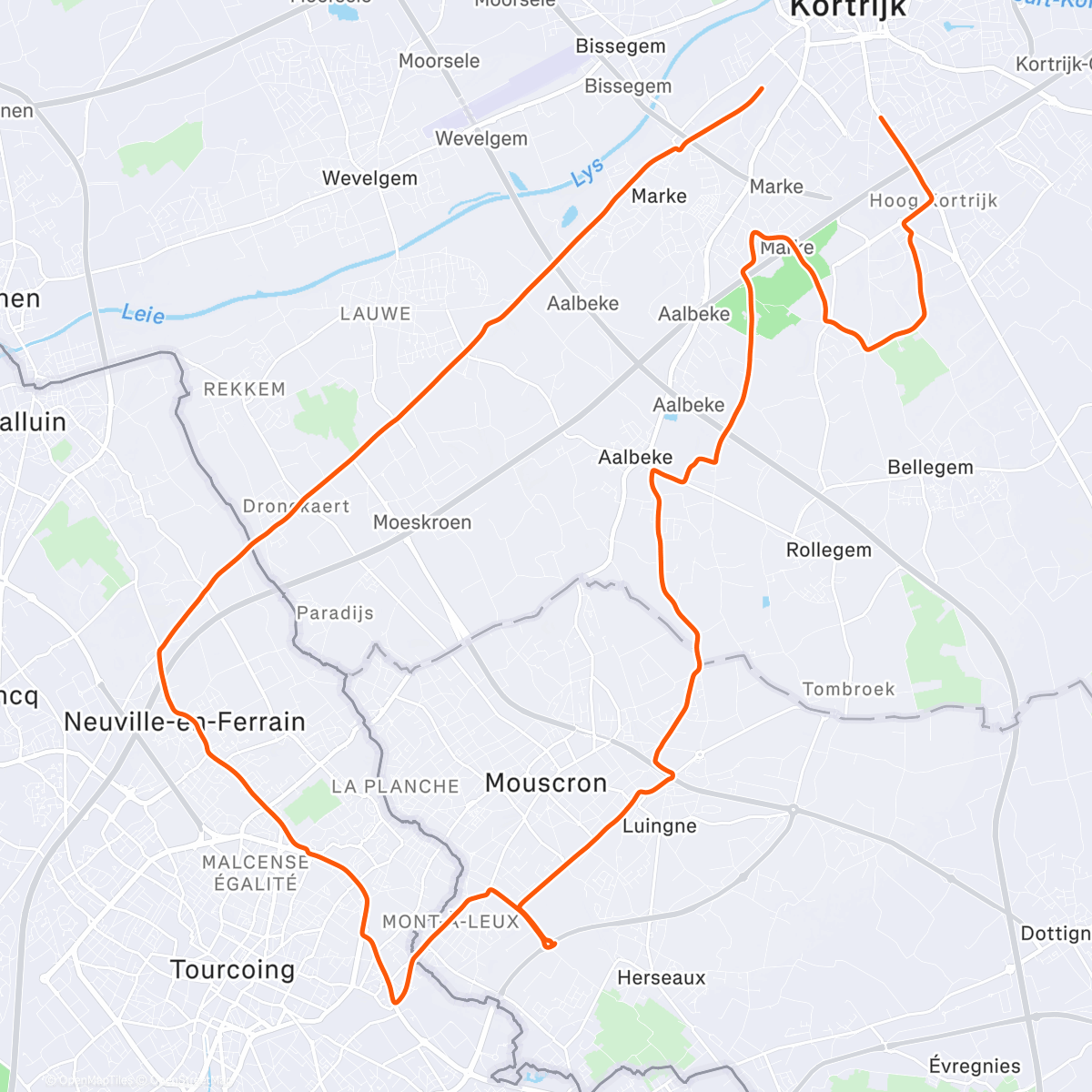 Map of the activity, Ochtendrit