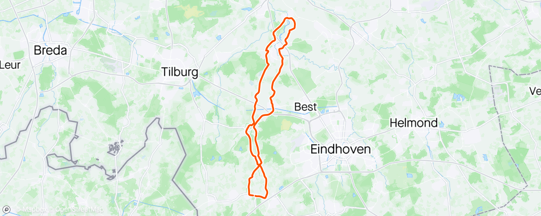 「Rondje fietsen」活動的地圖