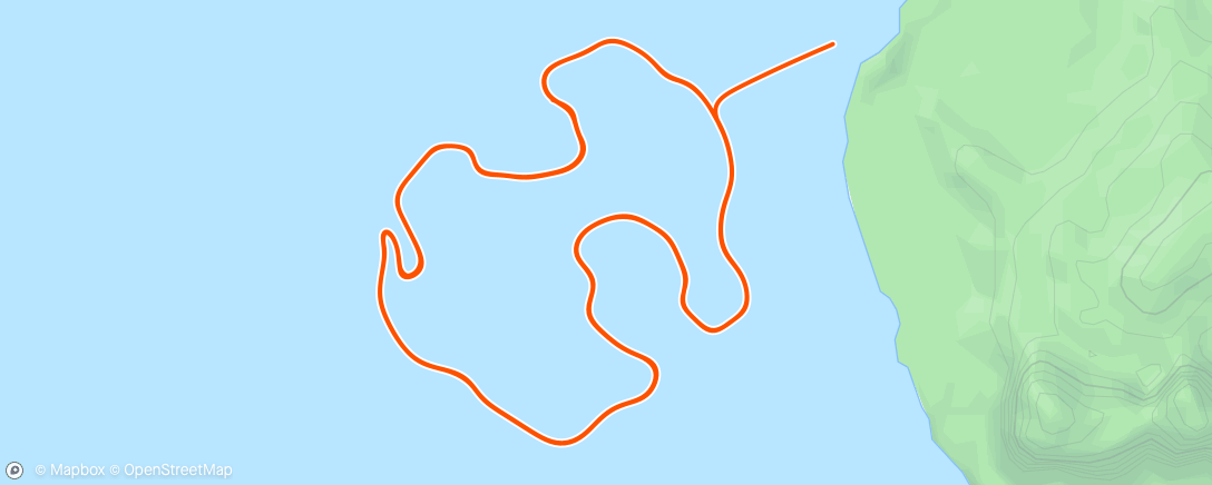 Map of the activity, Zwift - Tempo #2 in Watopia