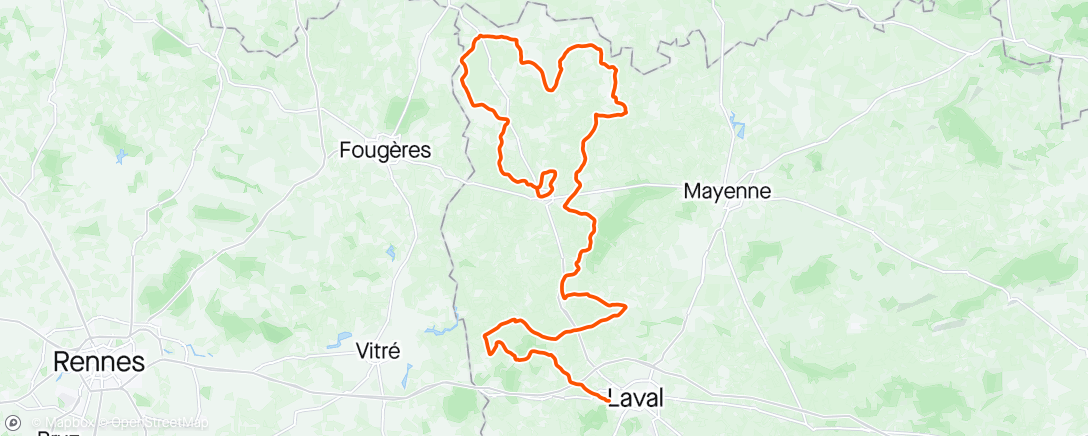Map of the activity, Mayenne#1