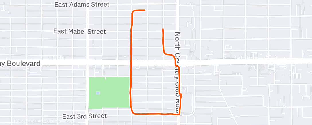 Map of the activity, ☕️ & 🐶 Walk