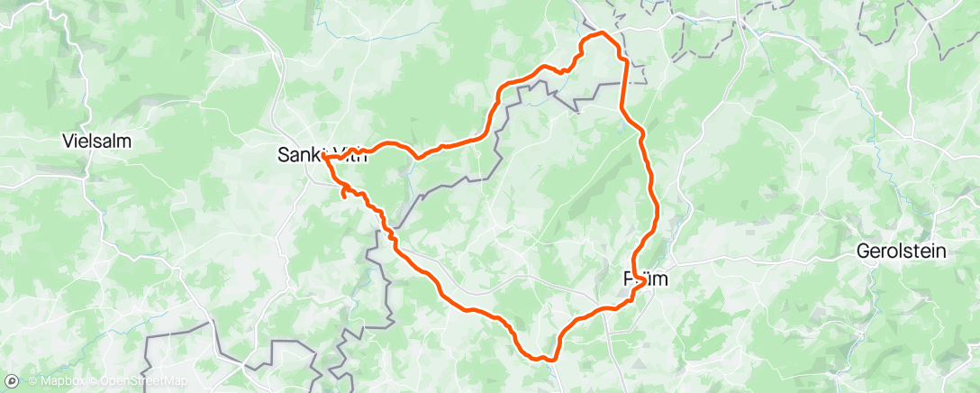 Map of the activity, RSV Samstagsfahrt