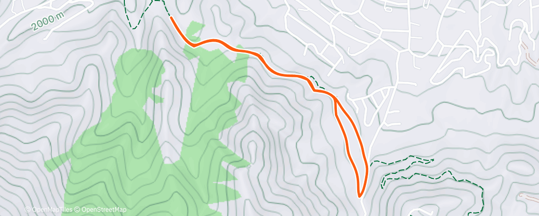 Map of the activity, Elizabeth took Charlie for a walk with his Fi Smart Collar