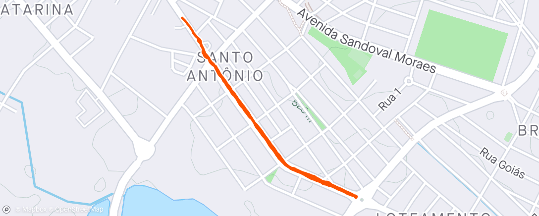 Map of the activity, Caminhando em Guanambi…💨💨💙💙4️⃣4️⃣