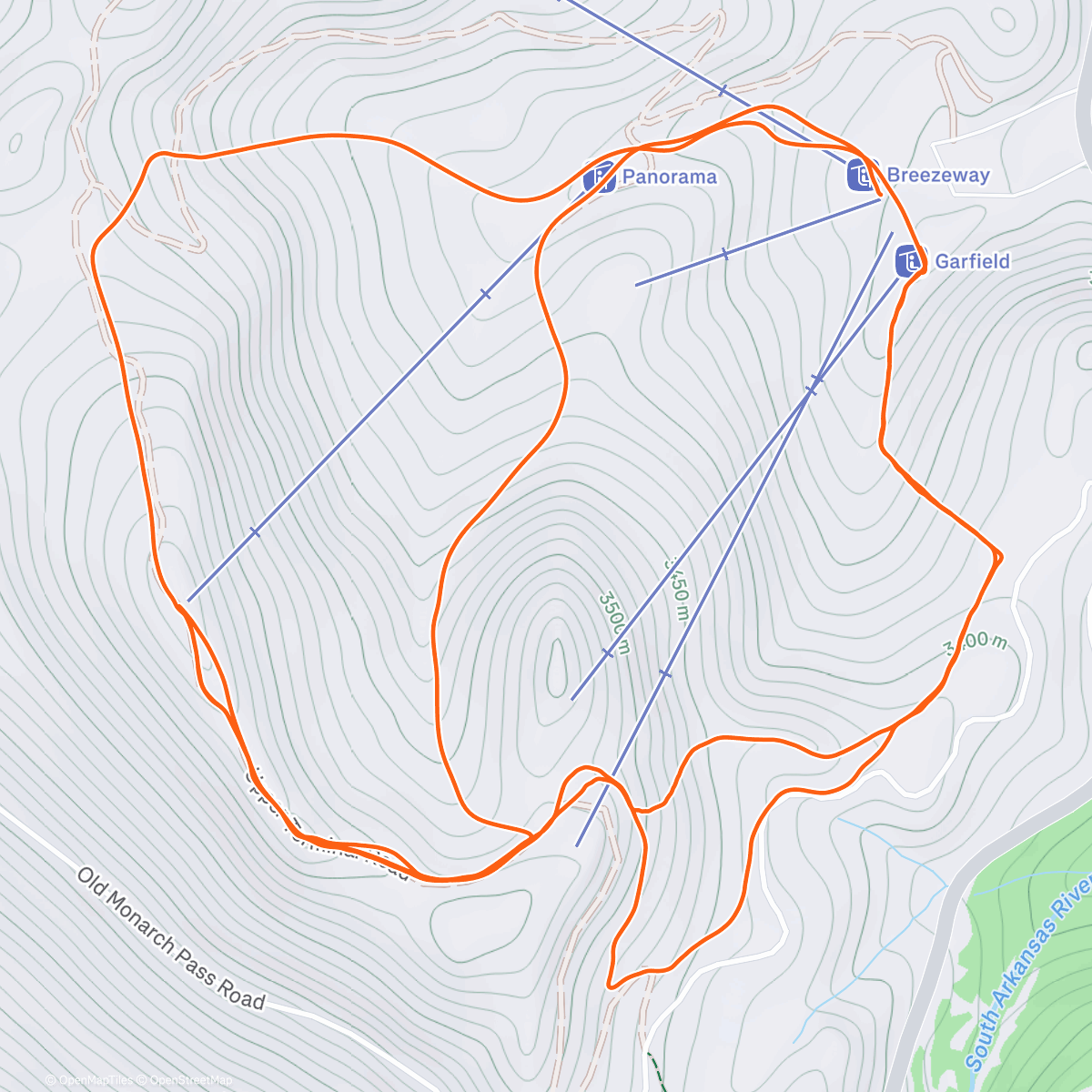 Mapa de la actividad, Sunset Patrol Day 5 ⛷️🙌