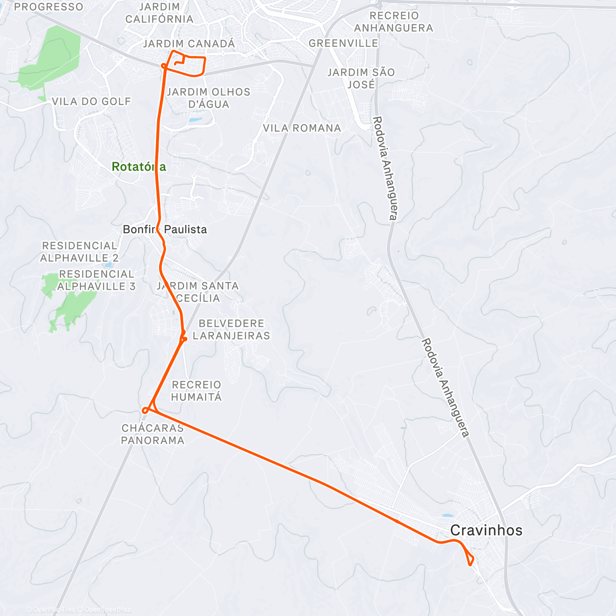 Mappa dell'attività Saindo de 🛶