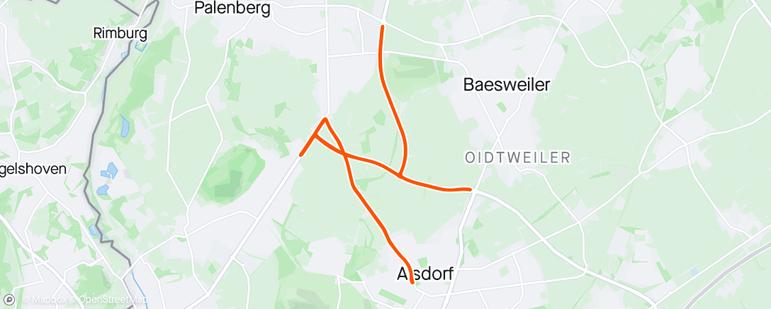 Mapa da atividade, Powerman,60k bike ride....very tricky and windy, 4 U-turns for every lap on this 3lap course. It's always amazing to see others bike skills whilst bombing past me 😎