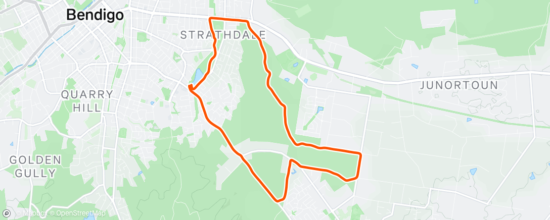 Map of the activity, Sunday 7s