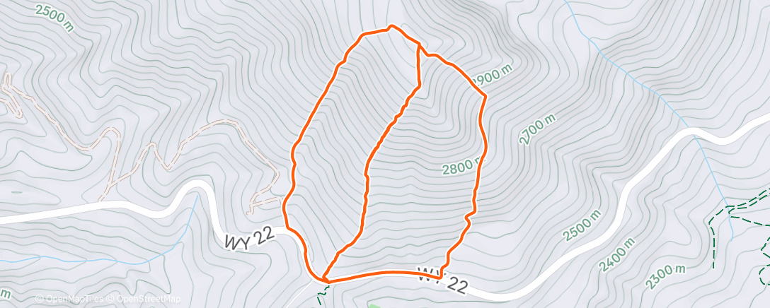 Carte de l'activité skinny ski nation coffee bean