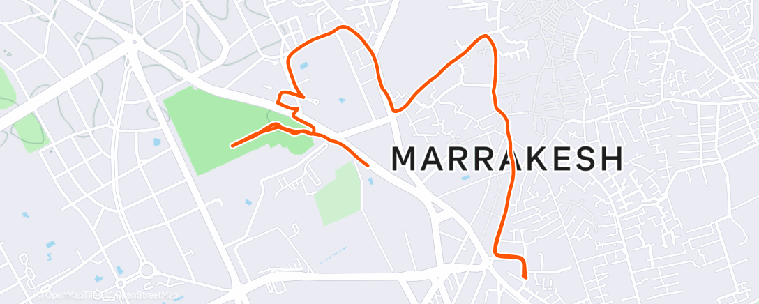 Карта физической активности (krubban han lutar över fylls av doftande klöver)