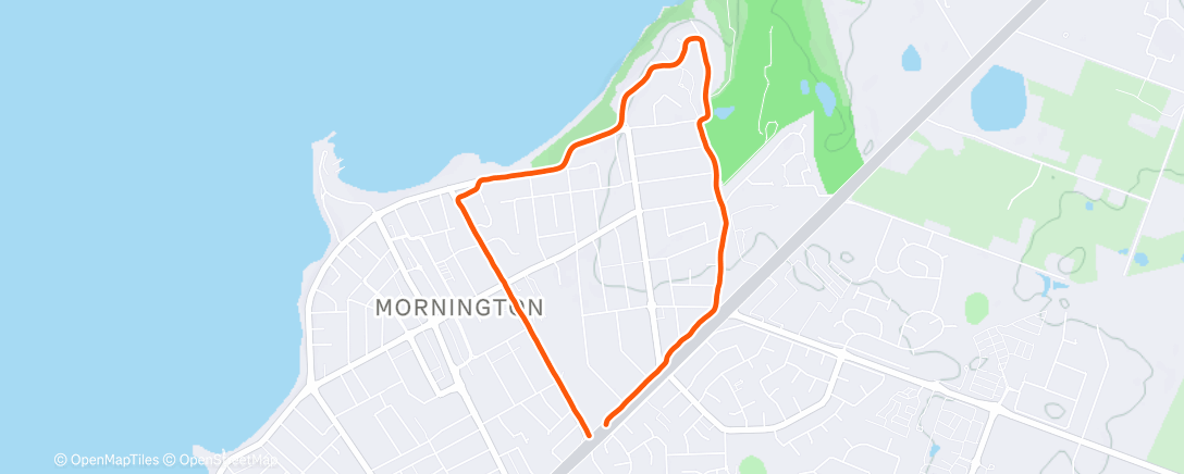 Map of the activity, Two Bays Race Week Easy