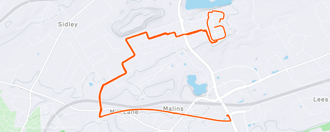 Map of the activity, the final countdown