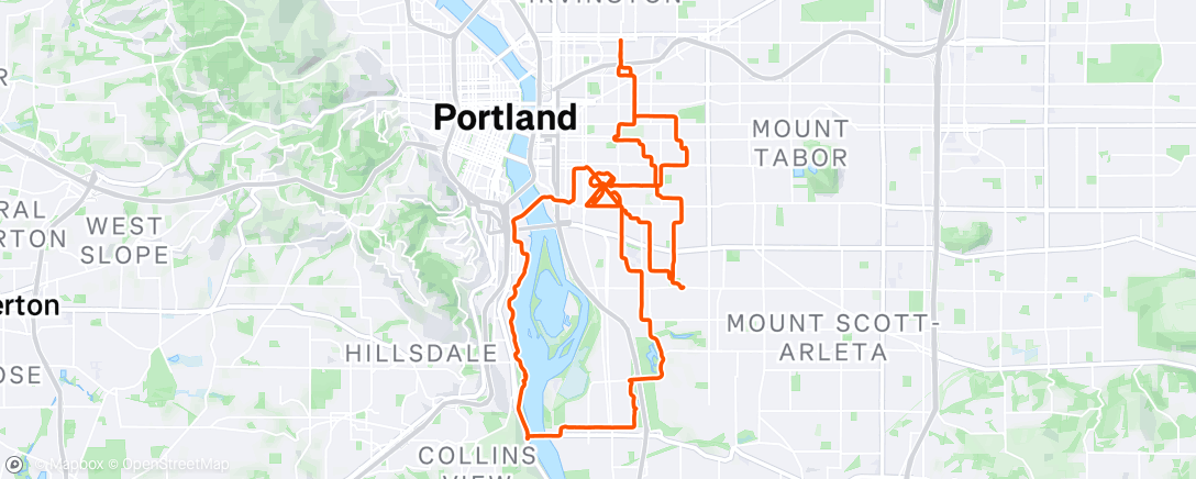 Map of the activity, KMHD ride AND ...