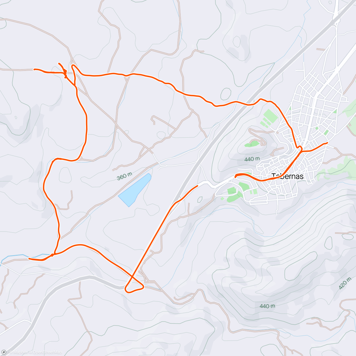 Map of the activity, Nella valle degli spaghetti western