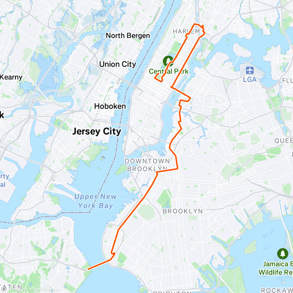 Map of the activity